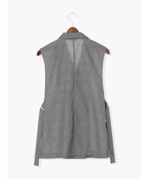 Te chichi（テチチ）の「サイドオープンライトジレ（ベスト・レディース・ブラック/ネイビー/グレー・F）」の21枚目の写真