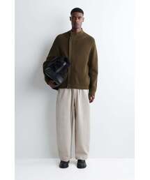 ユーティリティバレルレッグパンツ ブラウン　COS 完売品　36 タグ付 UTILITY BARREL-LEG TROUSERS ユーティリティバレルレッグパンツ