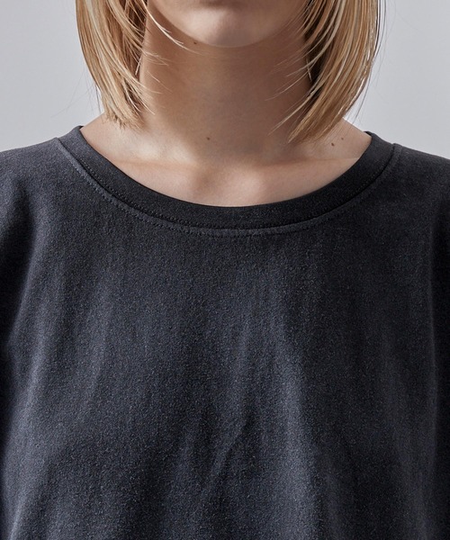 Loose/ルース（ルース）の「スプレー加工 ヴィンテージ ルーズロンT（Tシャツ/カットソー・メンズ・ワインレッド/ホワイト/ブラック/ネイビー系・S/L/M）」の22枚目の写真