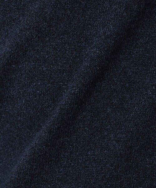 NOLLEY’S（ノーリーズ）の「ウールカシミア ハイネックニット 25AW（ニット/セーター・メンズ・ネイビー/ライトグレー・M/L）」の14枚目の写真