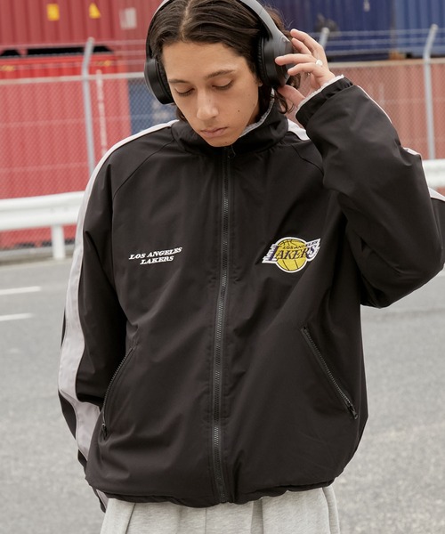 セール】NBA/エヌビーエー 別注 2WAY ナイロン/フリースボア