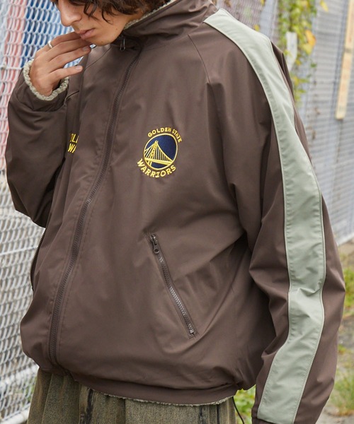 セール】NBA/エヌビーエー 別注 2WAY ナイロン/フリースボア