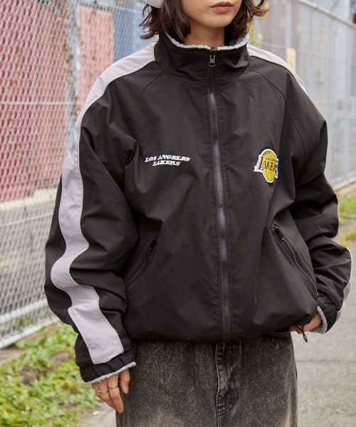 セール】NBA/エヌビーエー 別注 2WAY ナイロン/フリースボア