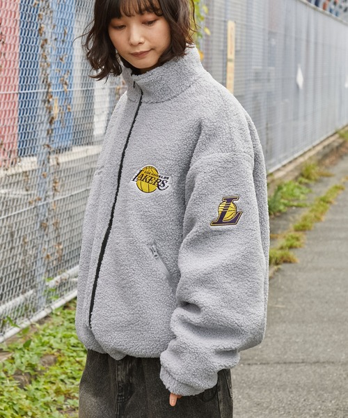 セール】NBA/エヌビーエー 別注 2WAY ナイロン/フリースボア