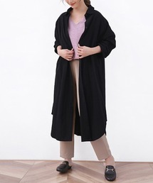 ロングシャツワンピース