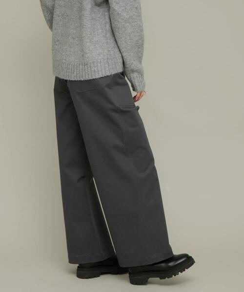 URBAN RESEARCH Sonny Label(アーバンリサーチサニーレーベル)の「コットンベイカーイージーパンツ(その他パンツ・レディース・アイボリー/チャコールグレー/ベージュ系その他・36/38)」の4枚目の写真