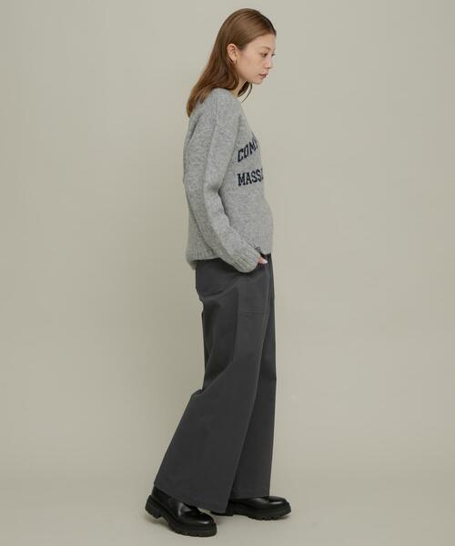 URBAN RESEARCH Sonny Label(アーバンリサーチサニーレーベル)の「コットンベイカーイージーパンツ(その他パンツ・レディース・アイボリー/チャコールグレー/ベージュ系その他・36/38)」の7枚目の写真