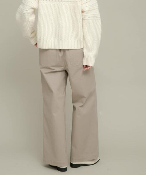 URBAN RESEARCH Sonny Label(アーバンリサーチサニーレーベル)の「コットンベイカーイージーパンツ(その他パンツ・レディース・アイボリー/チャコールグレー/ベージュ系その他・36/38)」の19枚目の写真