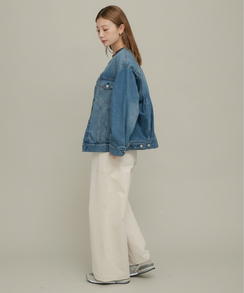 URBAN RESEARCH Sonny Label（アーバンリサーチサニーレーベル）の「コットンベイカーイージーパンツ（その他パンツ・レディース・アイボリー/チャコールグレー/ベージュ系その他・36/38）」の20枚目の写真