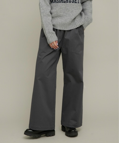 URBAN RESEARCH Sonny Label（アーバンリサーチサニーレーベル）の「コットンベイカーイージーパンツ（その他パンツ・レディース・アイボリー/チャコールグレー/ベージュ系その他・36/38）」の22枚目の写真