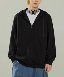 TOBEE（トゥビー）の「【TOBEE】リラックスフィット ジップアップ パーカー フーディー 無地 長袖（パーカー）」