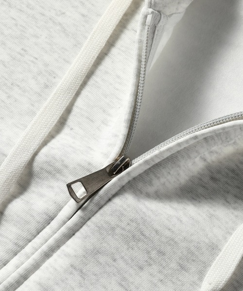 TOBEE（トゥビー）の「【TOBEE】リラックスフィット ジップアップ パーカー フーディー 無地 長袖（パーカー・メンズ・ネイビー/ダークグレー/ホワイト/グレー/ブラック・X-LARGE/LARGE/MEDIUM）」の7枚目の写真