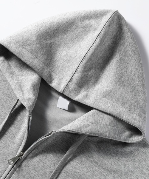 TOBEE（トゥビー）の「【TOBEE】リラックスフィット ジップアップ パーカー フーディー 無地 長袖（パーカー・メンズ・ネイビー/ダークグレー/ホワイト/グレー/ブラック・X-LARGE/LARGE/MEDIUM）」の11枚目の写真