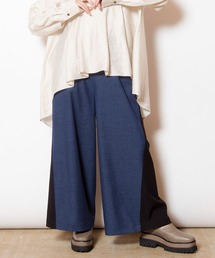 新品　OSMOSIS オズモーシス　ガウチョパンツ　ワイドパンツ 楽天市場】レイヤードワイドパンツ／オズモーシス（OSMOSIS