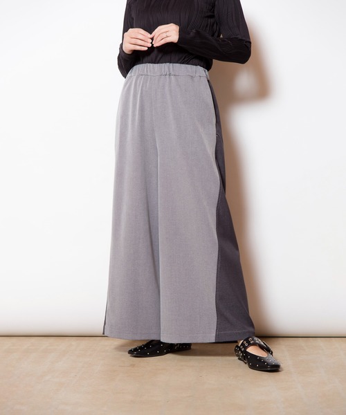 OSMOSIS(オズモーシス)の「バイカラーワイドパンツ(その他パンツ・レディース・ネイビー/ブルー/グレー・ONE SIZE)」の20枚目の写真