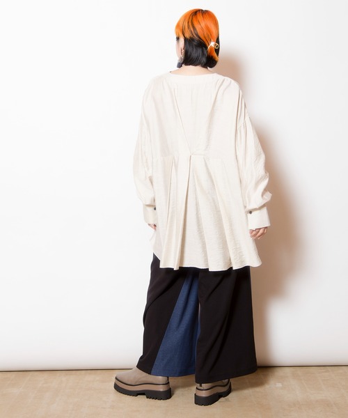 バイカラーワイドパンツ（その他パンツ）｜OSMOSIS（オズモーシス）の