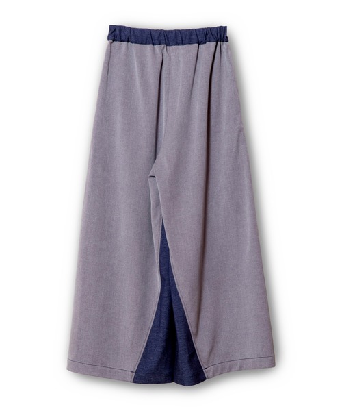 バイカラーワイドパンツ（その他パンツ）｜OSMOSIS（オズモーシス）の