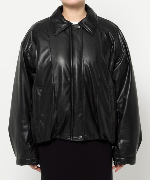 ナカワタレザーブルゾン 571557（ブルゾン）｜LOWRYS FARM（ローリーズ