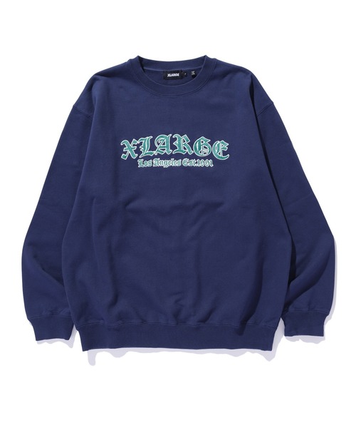 OLD ENGLISH LOGO CREWNECK SWEATSHIRT（スウェット）｜XLARGE