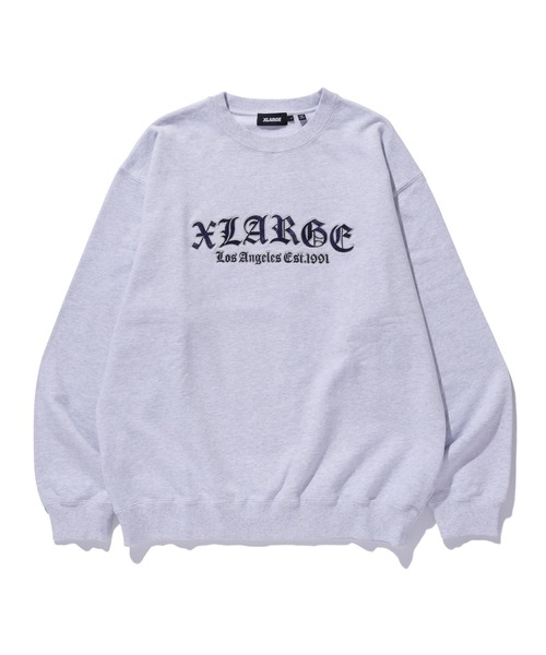 OLD ENGLISH LOGO CREWNECK SWEATSHIRT（スウェット）｜XLARGE