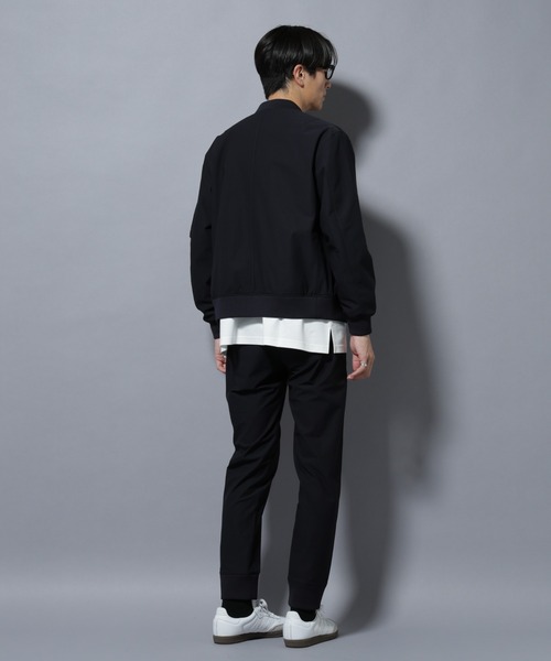 NANO universe（ナノユニバース）の「「N BASIC」TEXBRID(R)ツイルMA-1/撥水(セットアップ可)（MA-1・メンズ・グリーン系その他4/ダークネイビー・S/L/M）」の21枚目の写真