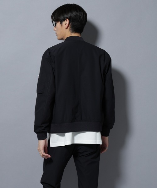 NANO universe（ナノユニバース）の「「N BASIC」TEXBRID(R)ツイルMA-1/撥水(セットアップ可)（MA-1・メンズ・グリーン系その他4/ダークネイビー・S/L/M）」の17枚目の写真