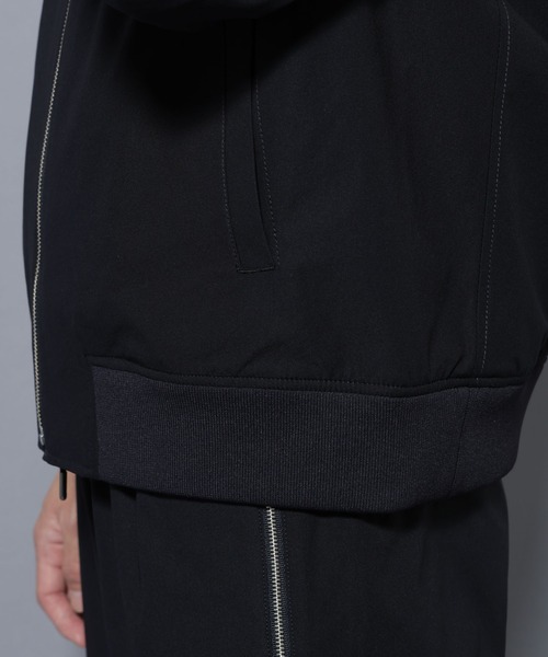 NANO universe（ナノユニバース）の「「N BASIC」TEXBRID(R)ツイルMA-1/撥水(セットアップ可)（MA-1・メンズ・グリーン系その他4/ダークネイビー・S/L/M）」の4枚目の写真