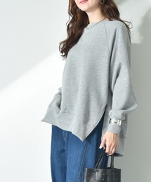 INTERPLANET（インタープラネット）の「【CLOCHE】サイドＺＩＰデザイン裏起毛プルオーバー（スウェット）」