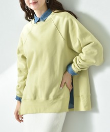 INTERPLANET | 【CLOCHE】サイドＺＩＰデザイン裏起毛プルオーバー(スウェット)