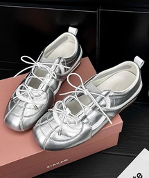 Mayree（メイリー）の「HALEY PESCA/レースアップバレエシューズスニーカー（スニーカー）」