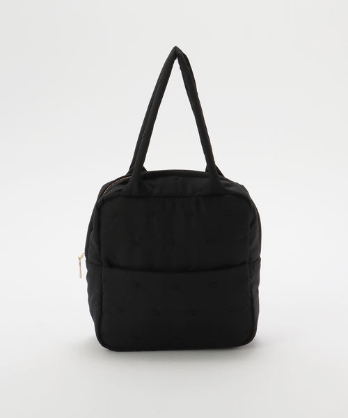 IENA(イエナ)の「ドットキルトジップバッグ(ハンドバッグ・レディース・ブラック/ブラウン・FREE)」の14枚目の写真