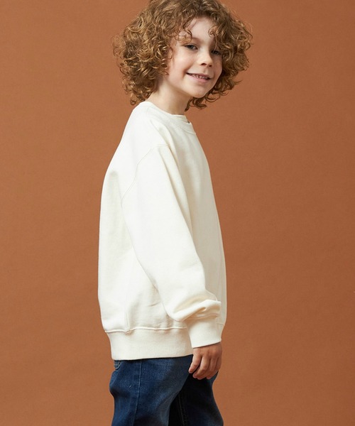 Lee（リー）の「Lee/リー【110-150cm】キッズ バックLeeロゴ刺繍スウェット（スウェット・キッズ・レッド/ネイビー/オフホワイト・120/130/140/150/110）」の16枚目の写真