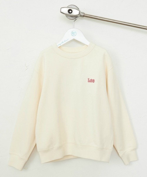 Lee（リー）の「Lee/リー【110-150cm】キッズ バックLeeロゴ刺繍スウェット（スウェット・キッズ・レッド/ネイビー/オフホワイト・120/130/140/150/110）」の9枚目の写真