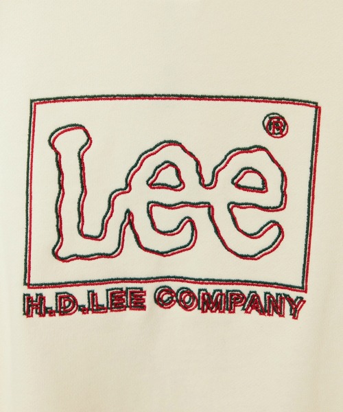 Lee（リー）の「Lee/リー【110-150cm】キッズ バックLeeロゴ刺繍スウェット（スウェット・キッズ・レッド/ネイビー/オフホワイト・120/130/140/150/110）」の8枚目の写真