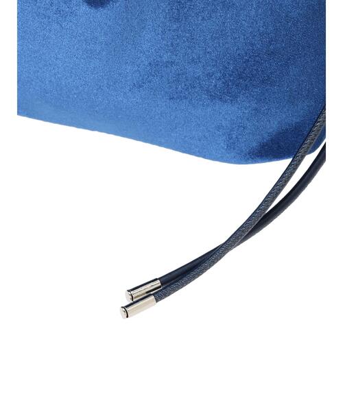 Te chichi TERRASSE(テチチテラス)の「ベロア巾着バッグ《2025autumn catalog item》(ハンドバッグ・レディース・ネイビー/ボルドー・F)」の10枚目の写真