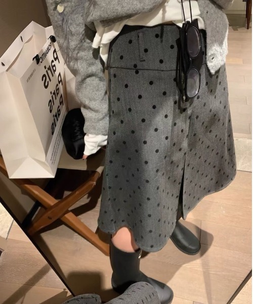 PLEATS PLEASE プリーツ ドット柄 膝丈スカート 3 PLEATS PLEASE プリーツ ドット柄 膝丈スカート 3 楽天市場