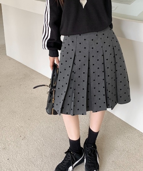 PLEATS PLEASE プリーツ ドット柄 膝丈スカート 3 PLEATS PLEASE プリーツ ドット柄 膝丈スカート 3 楽天市場