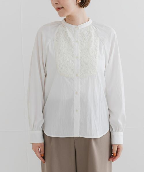 F by ROSSO(エフバイロッソ)の「F by ROSSO モチーフレース切替ブラウス(シャツ/ブラウス・レディース・オフホワイト/ブラック・FREE)」の20枚目の写真