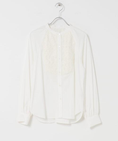 F by ROSSO(エフバイロッソ)の「F by ROSSO モチーフレース切替ブラウス(シャツ/ブラウス・レディース・オフホワイト/ブラック・FREE)」の16枚目の写真