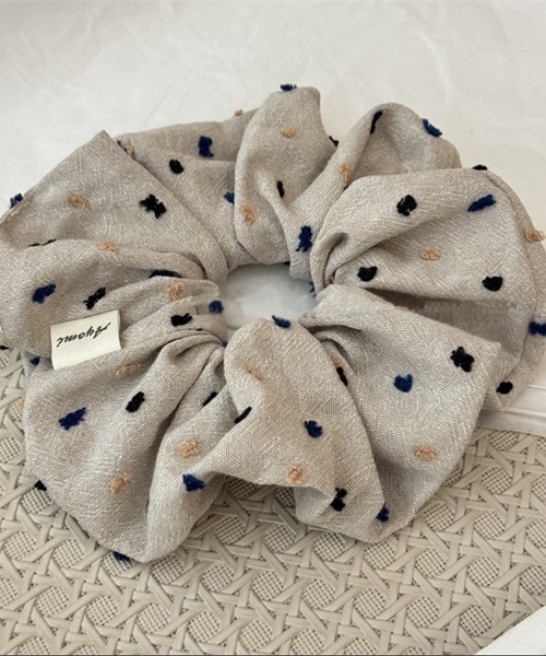 セール】【urge select】カラフルドット柄 レトロ シュシュ（シュシュ