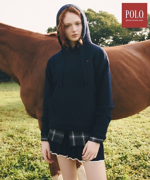 Heather（ヘザー）の「【POLO BCS(ポロ・ビーシーエス)】オーバーチェックシャツ　595924（シャツ/ブラウス・レディース・ブラック系/ブラウン系/ネイビー系・FREE）」の4枚目の写真