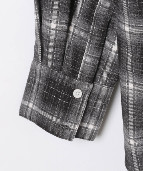 Heather（ヘザー）の「【POLO BCS(ポロ・ビーシーエス)】オーバーチェックシャツ　595924（シャツ/ブラウス・レディース・ブラック系/ブラウン系/ネイビー系・FREE）」の12枚目の写真