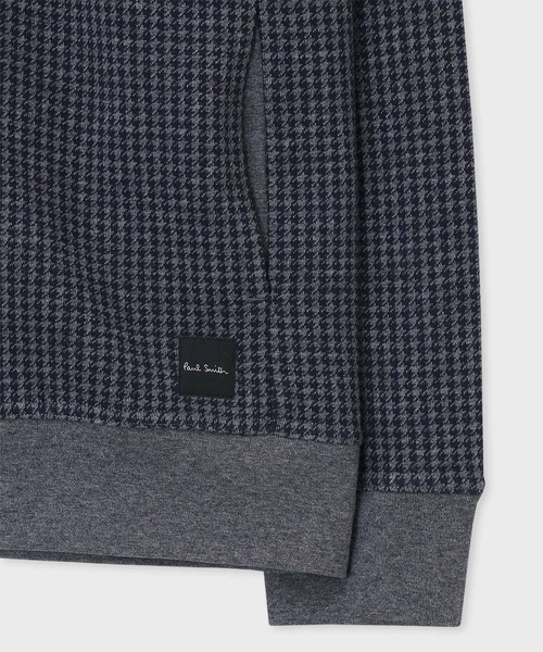 Paul Smith(ポールスミス)の「ハウンドトゥースジャカードジップアップ ブルゾン【853293 7123A】(ブルゾン・メンズ・グレー/チャコールグレー・MEDIUM/LARGE)」の5枚目の写真