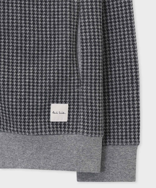 Paul Smith(ポールスミス)の「ハウンドトゥースジャカードジップアップ ブルゾン【853293 7123A】(ブルゾン・メンズ・グレー/チャコールグレー・MEDIUM/LARGE)」の8枚目の写真