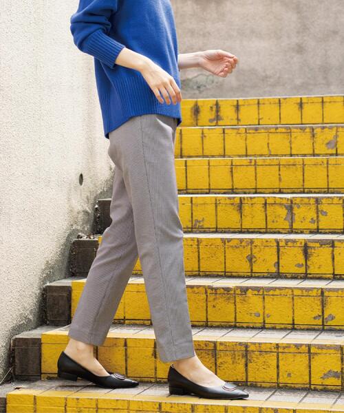 OPAQUE.CLIP（オペークドットクリップ）の「裏起毛ハイストレッチイージーテーパードパンツ【洗濯機OK】（その他パンツ・レディース・ダークグレー/ブラック系/ブラック/オフホワイト・36/38/40/42）」の20枚目の写真