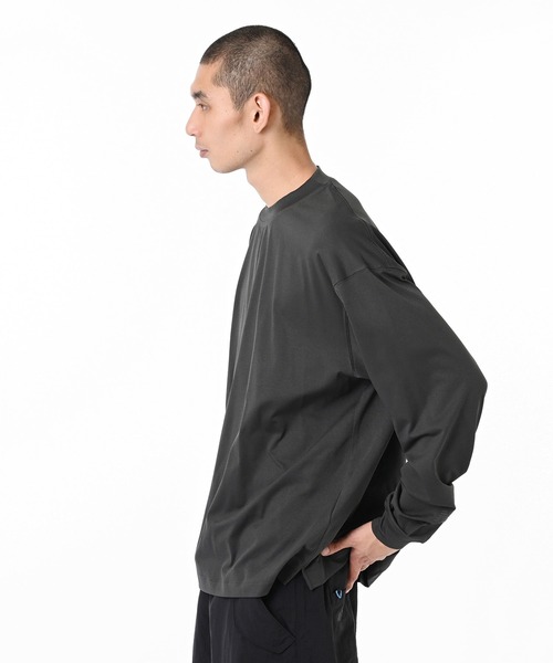 NEW BALANCE(ニューバランス)の「サンシールドTシャツ(Tシャツ/カットソー・メンズ・ダークグレー/オフホワイト・SMALL/MEDIUM/LARGE/X-LARGE)」の10枚目の写真