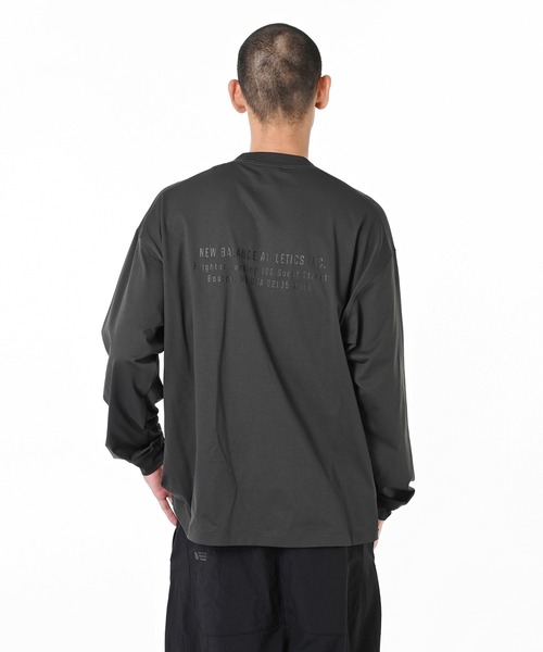 NEW BALANCE(ニューバランス)の「サンシールドTシャツ(Tシャツ/カットソー・メンズ・ダークグレー/オフホワイト・SMALL/MEDIUM/LARGE/X-LARGE)」の11枚目の写真