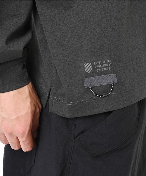 NEW BALANCE(ニューバランス)の「サンシールドTシャツ(Tシャツ/カットソー・メンズ・ダークグレー/オフホワイト・SMALL/MEDIUM/LARGE/X-LARGE)」の12枚目の写真