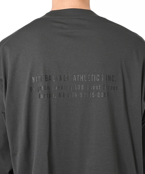 NEW BALANCE(ニューバランス)の「サンシールドTシャツ(Tシャツ/カットソー・メンズ・ダークグレー/オフホワイト・SMALL/MEDIUM/LARGE/X-LARGE)」の13枚目の写真