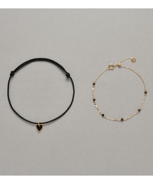 PLUS VENDOME | PLUSV_× YUKI collaboration ハートブレスレット(ブレスレット)